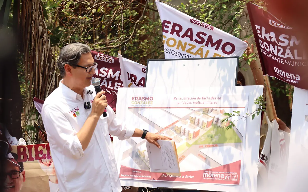 Erasmo González anuncia el programa Transformando Hogares para Ciudad Madero Equipo de campaña (2)